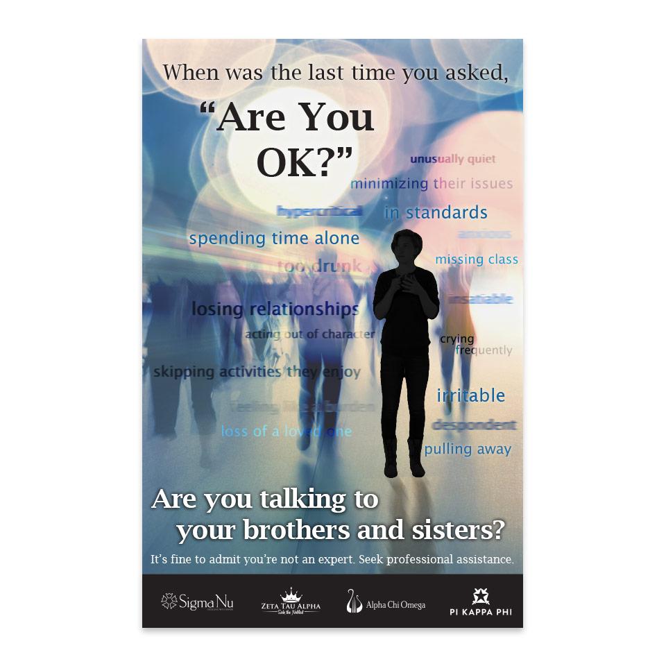 Are You OK? Mental Health Awareness — Poster PDF