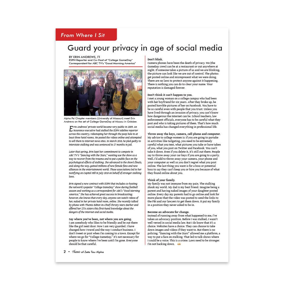 Guard your privacy in age of social media — Themis article PDF