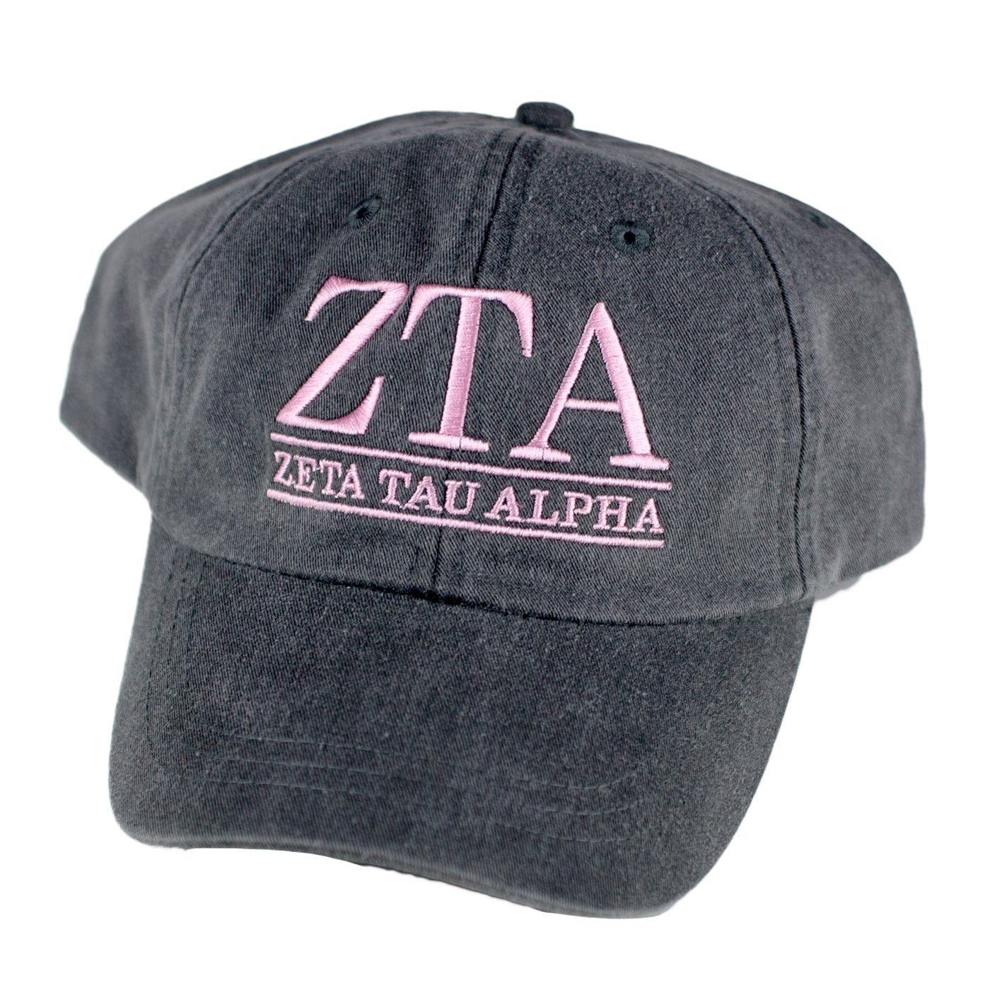 Zeta Tau Alpha Charcoal Hat