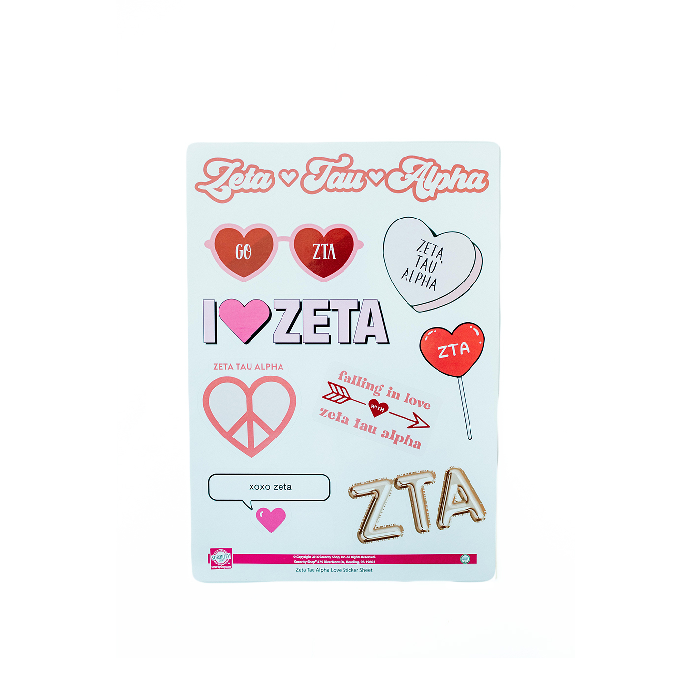 Zeta Love Sticker Pack