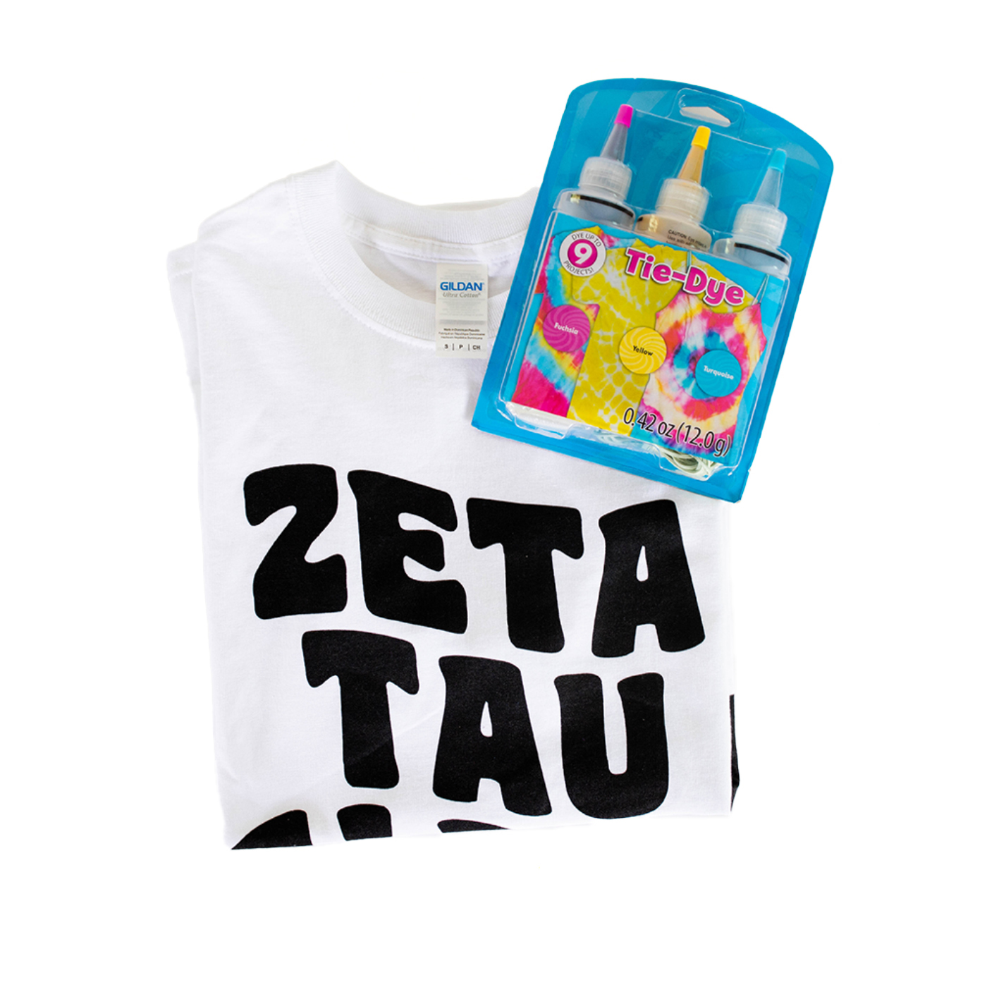 Zeta Tau Alpha Tie Dye Tee Kit