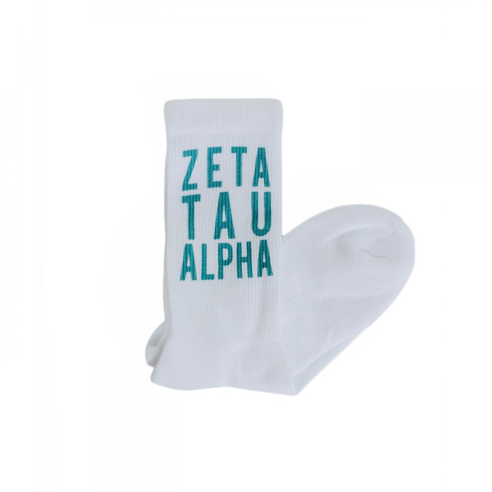 Zeta Tau Alpha Crew Socks