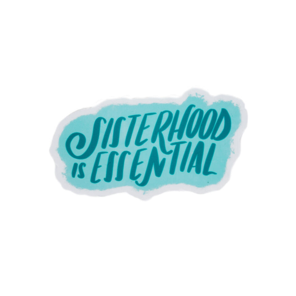ZTA Sisterhood is Essential Die Cut Sticker