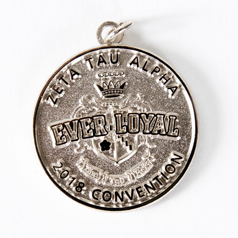 Zeta Tau Alpha 2018 Convention Charm - Silver