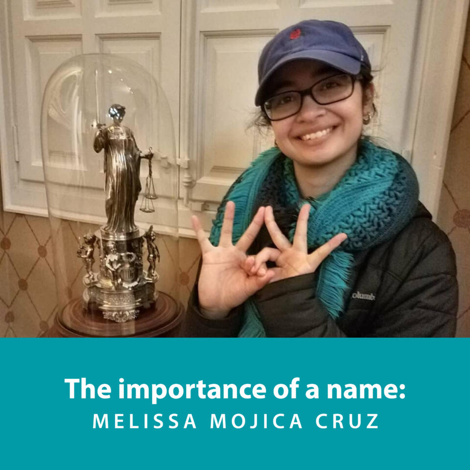The importance of a name: Melissa Mojica Cruz