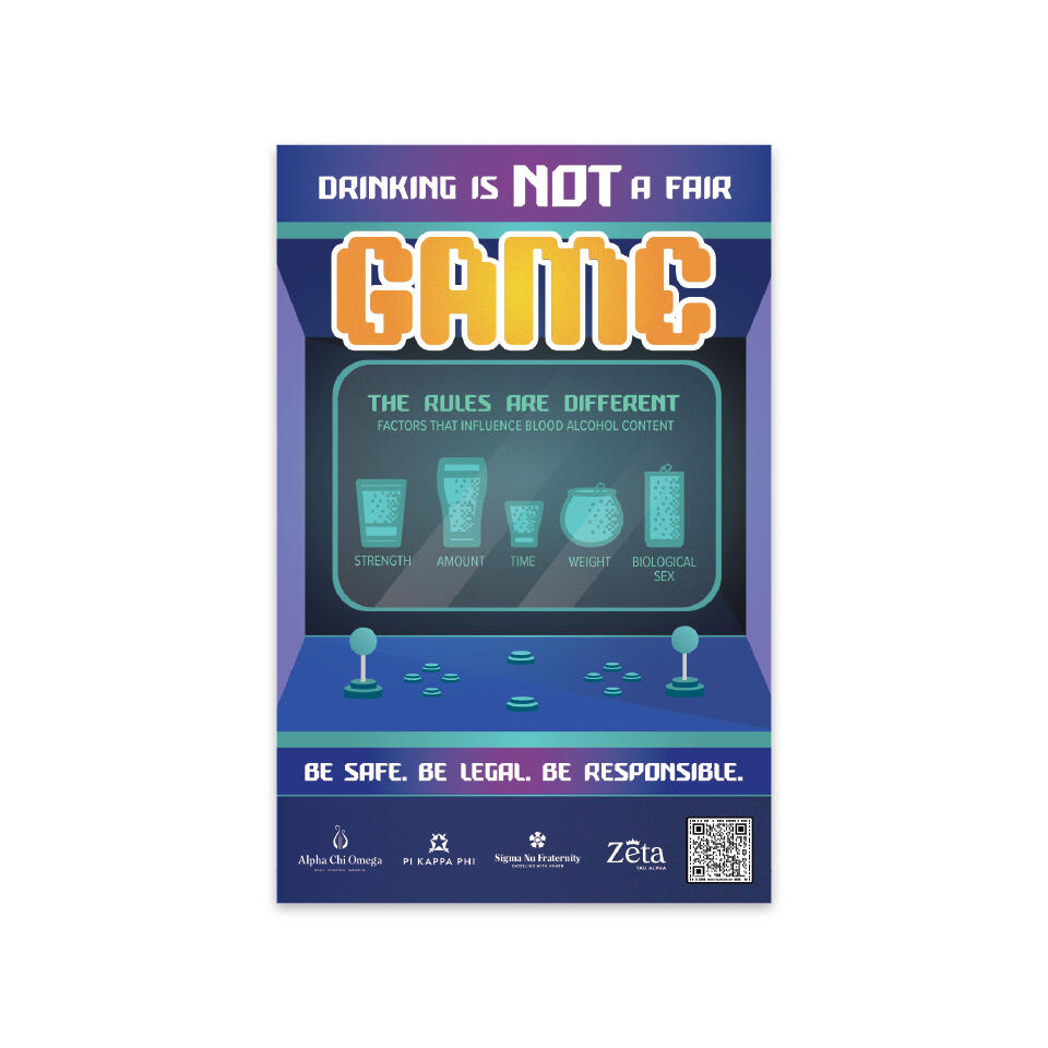 Drinking is Not a Fair Game - Poster