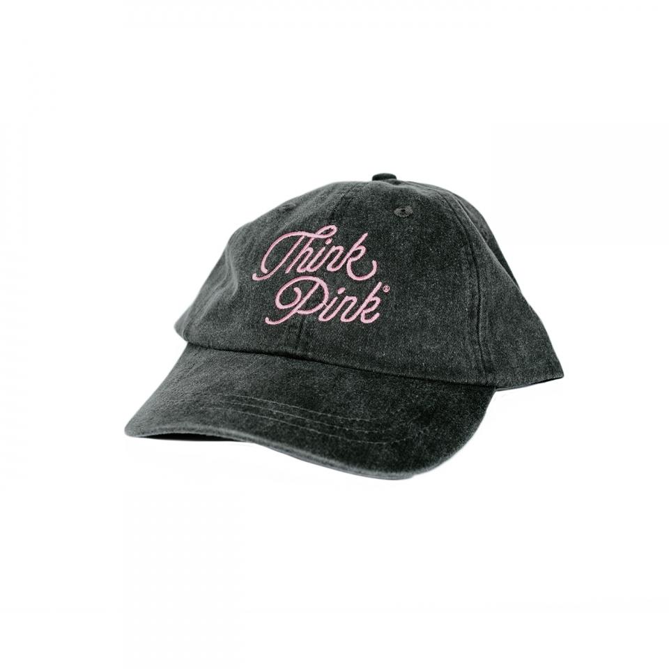 ZTA Charcoal Think Pink Hat